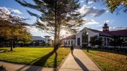 Picture of Cole Hall on a sunny day.